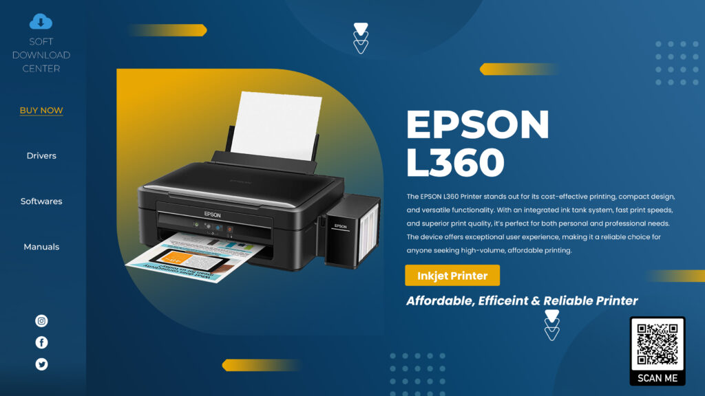 EPSON L360 Inkjet Printer | Download Drivers, Software's and Manuals